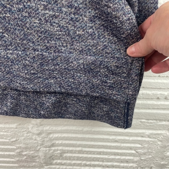 Lane Bryant Knit Tunic Relaxed Fit Hi-Lo Hem Heather Blue W/Metallic Size 22/24 - Picture 6 of 14